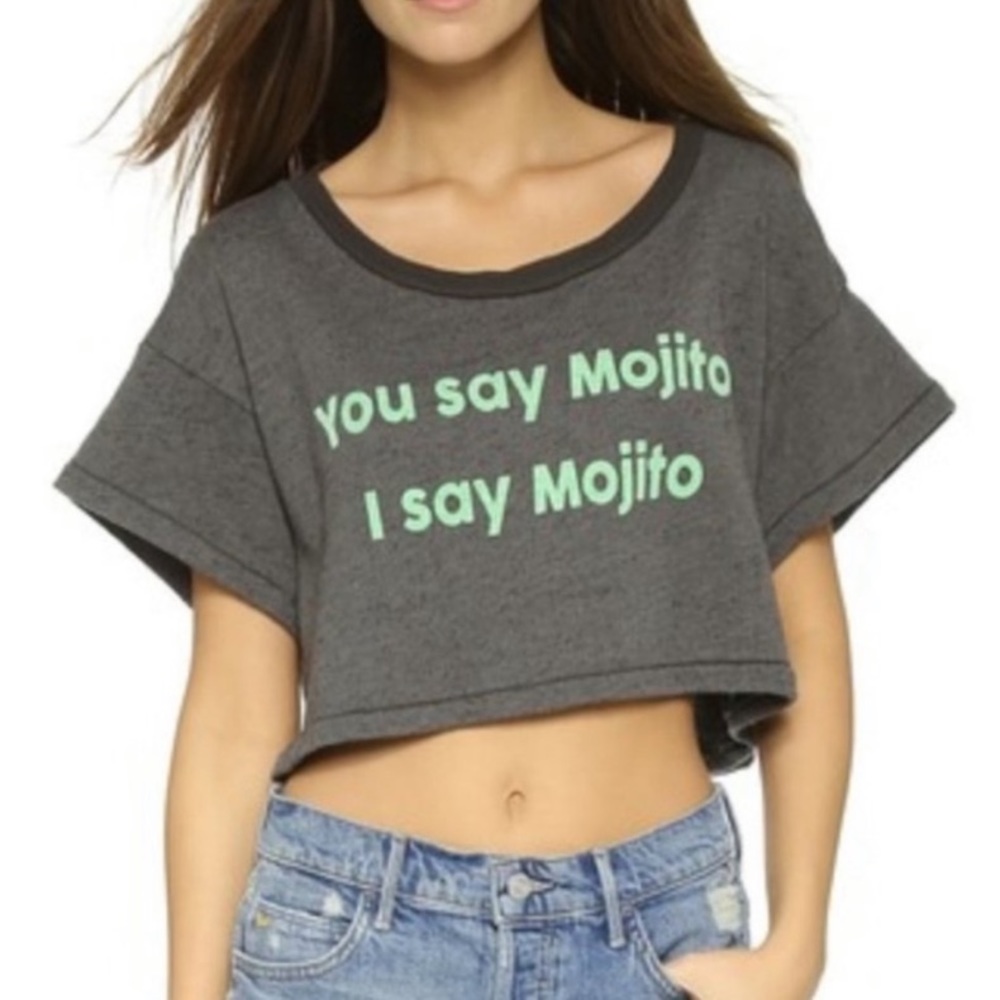 Wildfox Mojito Crop Tee
